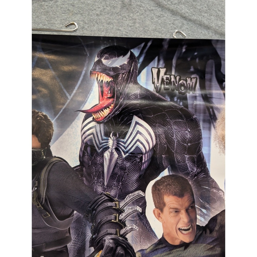 Spider-Man 3 Movie Poster Venom Sandman New Goblin Vintage Collectible 20" × 16" - Picture 4 of 7